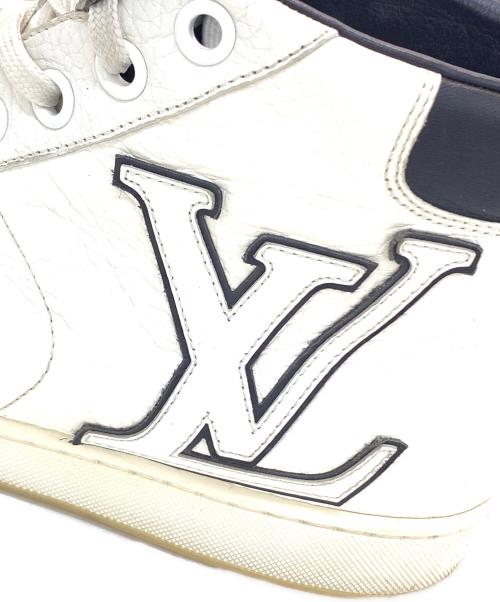 LOUIS VUITTON（ルイ ヴィトン）LOUIS VUITTON (ルイ ヴィトン) ハイカットスニーカー ホワイト サイズ:27の古着・服飾アイテム