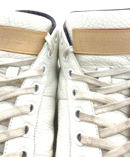 LOUIS VUITTON（ルイ ヴィトン）LOUIS VUITTON (ルイ ヴィトン) ハイカットスニーカー ホワイト サイズ:27の古着・服飾アイテム