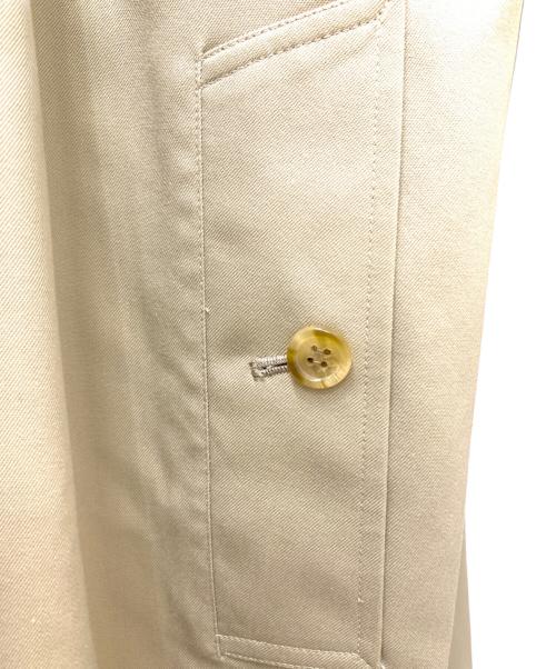 BURBERRY（バーバリー）BURBERRY (バーバリー) ロング比翼コート ベージュ サイズ:サイズ不明の古着・服飾アイテム