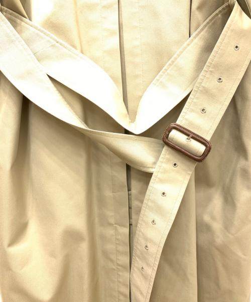 BURBERRY（バーバリー）BURBERRY (バーバリー) ロング比翼コート ベージュ サイズ:サイズ不明の古着・服飾アイテム