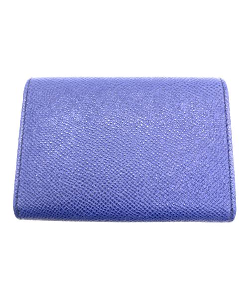BVLGARI（ブルガリ）BVLGARI (ブルガリ) ロゴクリップカードケース ブルーの古着・服飾アイテム