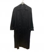 Y'sワイズ）の古着「トレンチコート」｜ブラック
