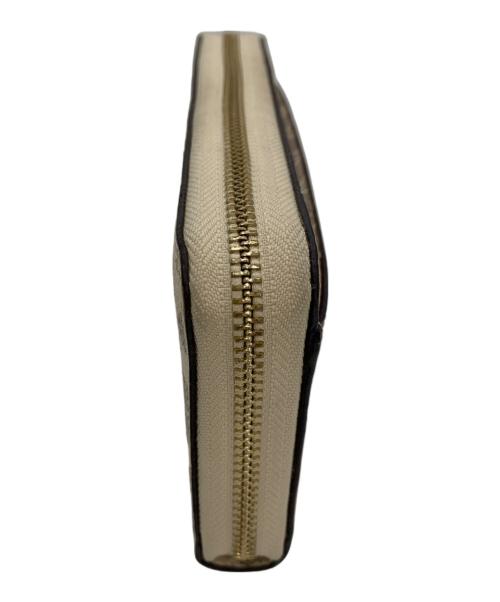 Kate Spade（ケイトスペード）Kate Spade (ケイトスペード) ラウンドファスナー長財布 ベージュピンクの古着・服飾アイテム