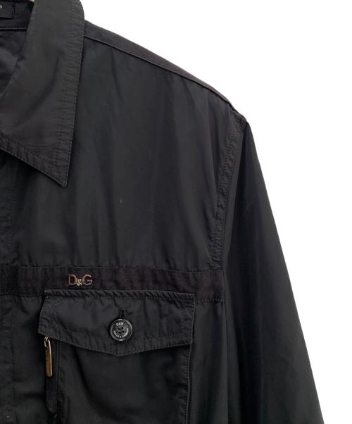 DOLCE & GABBANA（ドルチェ＆ガッバーナ）DOLCE & GABBANA (ドルチェ＆ガッバーナ) カーゴジャケット ブラック サイズ:105の古着・服飾アイテム