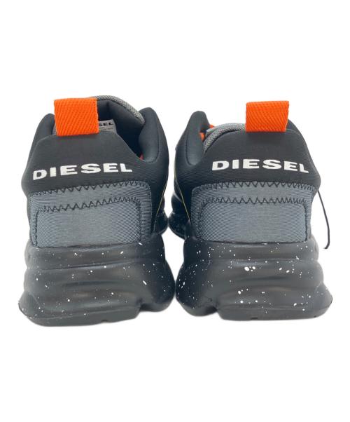 DIESEL（ディーゼル）DIESEL (ディーゼル) ローカットスニーカー グレー×ブラック サイズ:24㎝ 未使用品の古着・服飾アイテム
