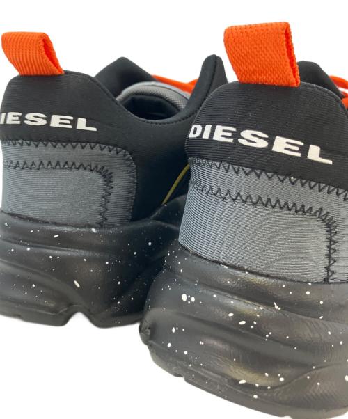 DIESEL（ディーゼル）DIESEL (ディーゼル) ローカットスニーカー グレー×ブラック サイズ:24㎝ 未使用品の古着・服飾アイテム