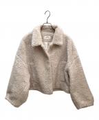 Snidelスナイデル）の古着「ボアショートコート」｜アイボリー