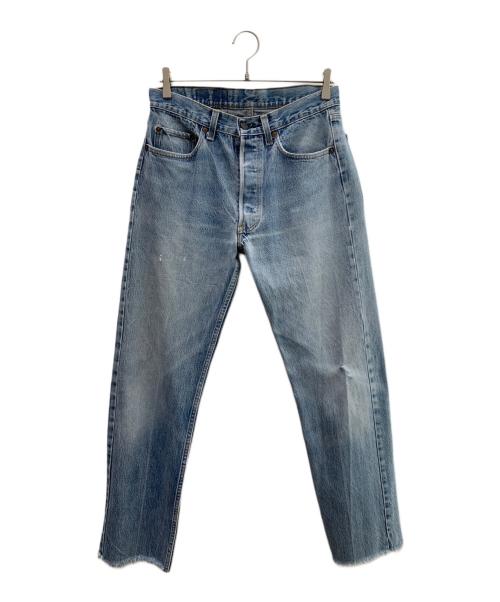 LEVI'S（リーバイス）LEVI'S (リーバイス) カットオフデニムパンツ ブルー サイズ:不明の古着・服飾アイテム