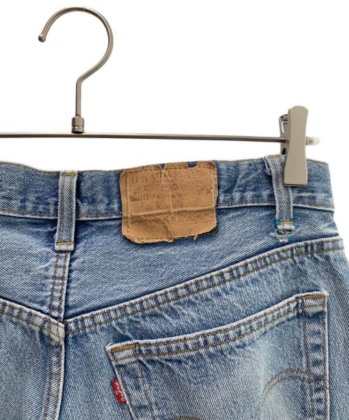 LEVI'S（リーバイス）LEVI'S (リーバイス) カットオフデニムパンツ ブルー サイズ:不明の古着・服飾アイテム