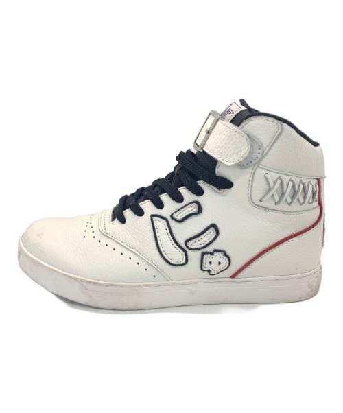 Sangacio（サンガッチョ）Sangacio (サンガッチョ) ハイカットスニーカー/sangacio(サンガッチョ) にゅ SNEAKERS ホワイト サイズ:24.5cmの古着・服飾アイテム