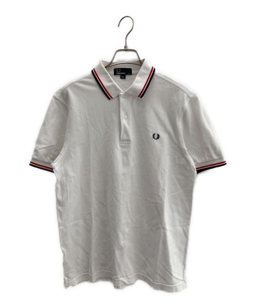 FRED PERRY（フレッドペリー）FRED PERRY (フレッドペリー) ポロシャツ ホワイト サイズ:Ｍの古着・服飾アイテム