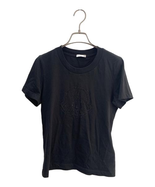 MONCLER（モンクレール）MONCLER (モンクレール) 半袖カットソー ブラック サイズ:Sの古着・服飾アイテム