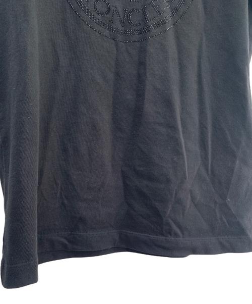 MONCLER（モンクレール）MONCLER (モンクレール) 半袖カットソー ブラック サイズ:Sの古着・服飾アイテム
