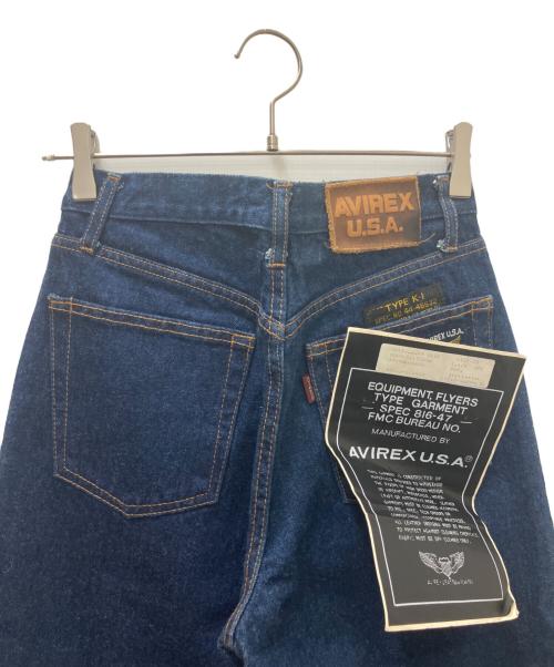 AVIREX（アヴィレックス）AVIREX (アヴィレックス) デニムパンツ インディゴ サイズ:71cm (W28)の古着・服飾アイテム