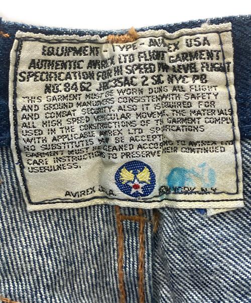 AVIREX（アヴィレックス）AVIREX (アヴィレックス) デニムパンツ インディゴ サイズ:71cm (W28)の古着・服飾アイテム