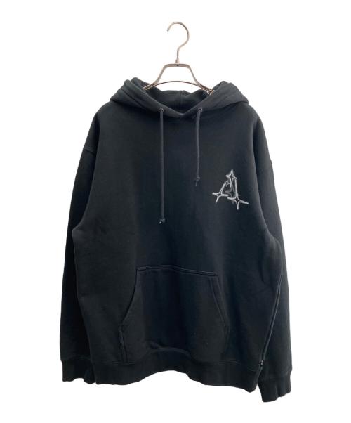 HUF（ハフ）HUF (ハフ) プリントパーカー ブラック サイズ:Ｍの古着・服飾アイテム