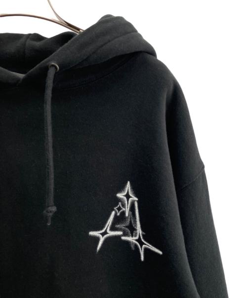 HUF（ハフ）HUF (ハフ) プリントパーカー ブラック サイズ:Ｍの古着・服飾アイテム