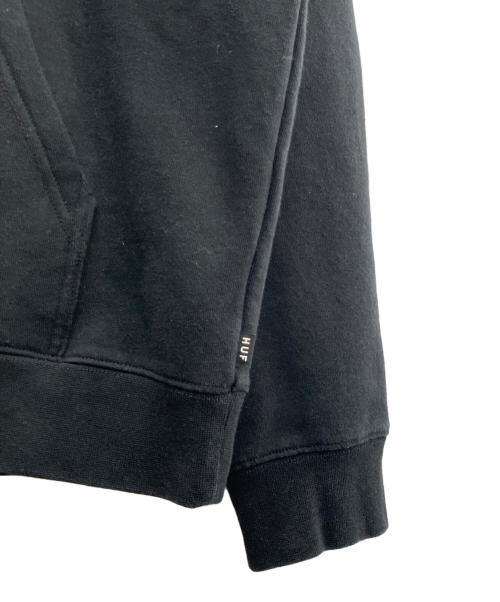 HUF（ハフ）HUF (ハフ) プリントパーカー ブラック サイズ:Ｍの古着・服飾アイテム