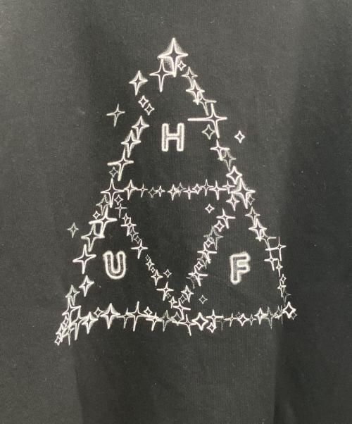 HUF（ハフ）HUF (ハフ) プリントパーカー ブラック サイズ:Ｍの古着・服飾アイテム