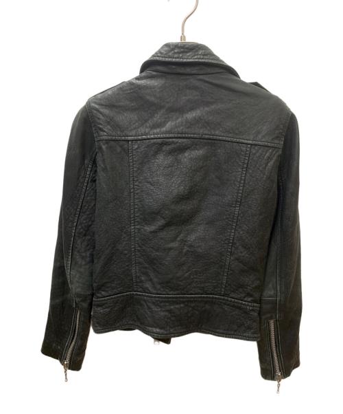 ALL SAINTS（オールセインツ）ALL SAINTS (オールセインツ) ダブルライダースジャケット ブラック サイズ:Ｓの古着・服飾アイテム