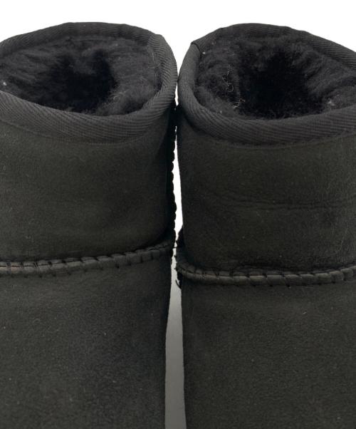 UGG（アグ）UGG (アグ) UGG(アグ) Classic mini II Sheepskin Leather Boots ブラック サイズ:24cmの古着・服飾アイテム