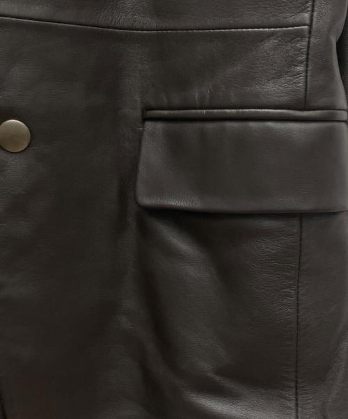 VINTAGE CLUB（ヴィンテージクラブ）VINTAGE CLUB (ヴィンテージクラブ) ラムレザージャケット ブラウン サイズ:Ｍの古着・服飾アイテム