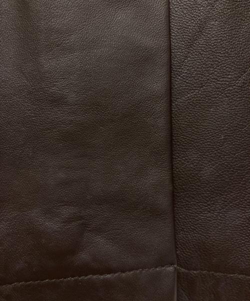 VINTAGE CLUB（ヴィンテージクラブ）VINTAGE CLUB (ヴィンテージクラブ) ラムレザージャケット ブラウン サイズ:Ｍの古着・服飾アイテム