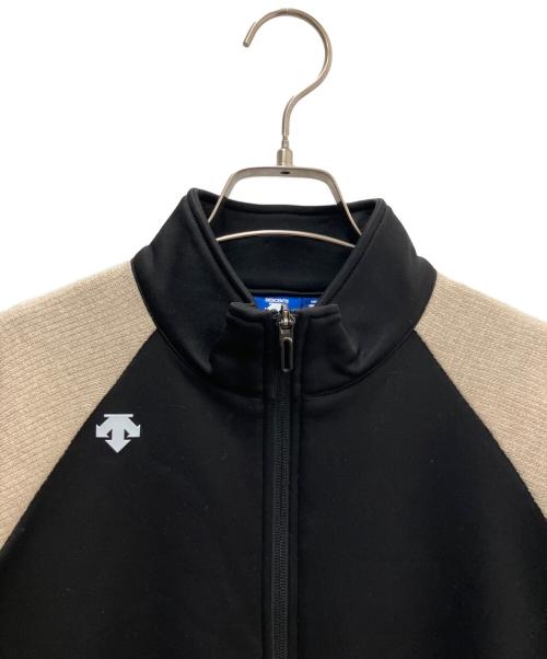 DESCENTE（デサント）DESCENTE (デサント) ゴルフウェア(トップス) ブラック×ベージュ サイズ:Ｍの古着・服飾アイテム