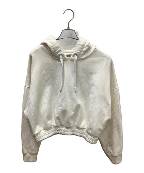 FENDI（フェンディ）FENDI (フェンディ) プルオーバーパーカー アイボリー サイズ:40の古着・服飾アイテム