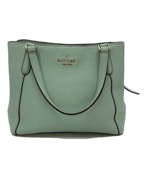 Kate Spade（ケイトスペード）Kate Spade (ケイトスペード) 2WAYショルダーバッグ ミントブルーの古着・服飾アイテム