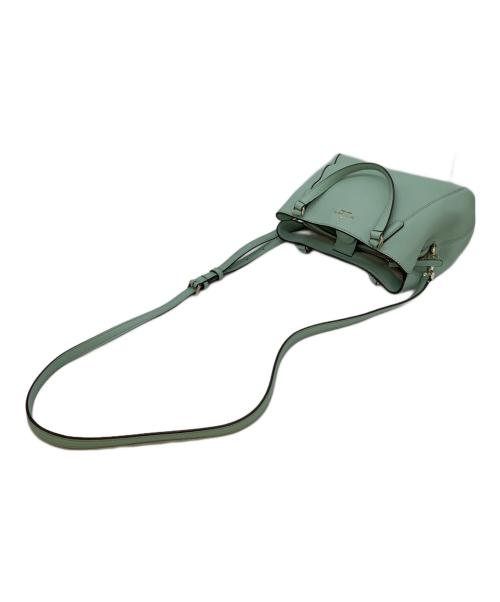 Kate Spade（ケイトスペード）Kate Spade (ケイトスペード) 2WAYショルダーバッグ ミントブルーの古着・服飾アイテム