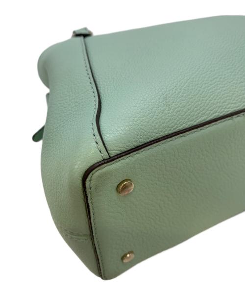 Kate Spade（ケイトスペード）Kate Spade (ケイトスペード) 2WAYショルダーバッグ ミントブルーの古着・服飾アイテム