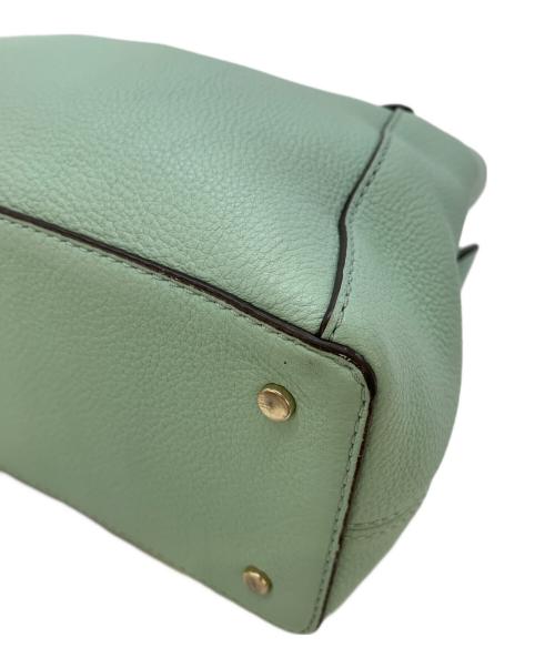 Kate Spade（ケイトスペード）Kate Spade (ケイトスペード) 2WAYショルダーバッグ ミントブルーの古着・服飾アイテム