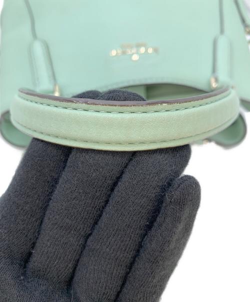 Kate Spade（ケイトスペード）Kate Spade (ケイトスペード) 2WAYショルダーバッグ ミントブルーの古着・服飾アイテム