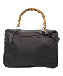 GUCCI（グッチ）の古着「2WAYショルダーバッグ バンブー」｜ブラウン