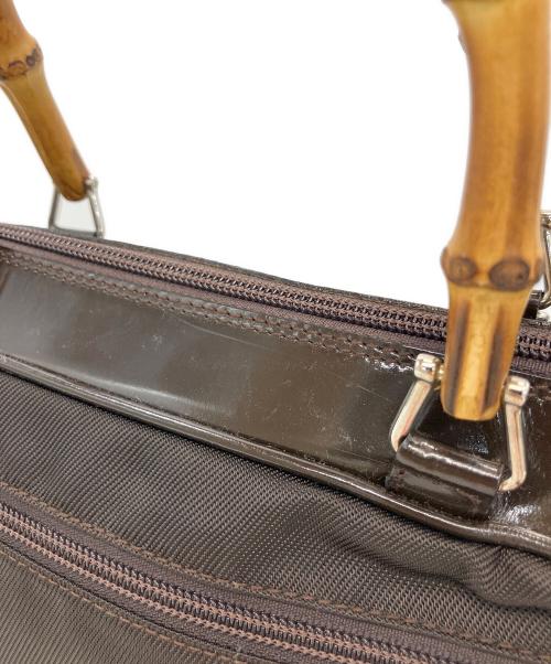 GUCCI（グッチ）GUCCI (グッチ) 2WAYショルダーバッグ バンブー ブラウンの古着・服飾アイテム