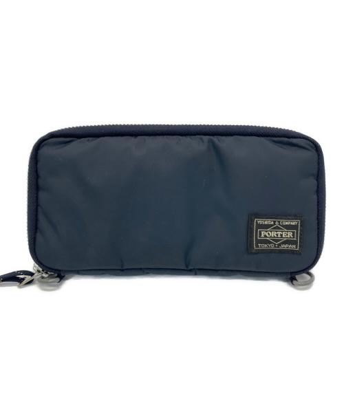 PORTER（ポーター）PORTER (ポーター) リバティー ロングウォレット ネイビーの古着・服飾アイテム