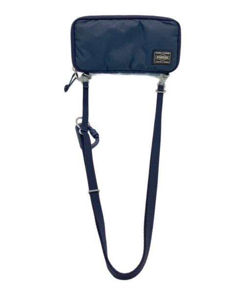 PORTER（ポーター）PORTER (ポーター) リバティー ロングウォレット ネイビーの古着・服飾アイテム