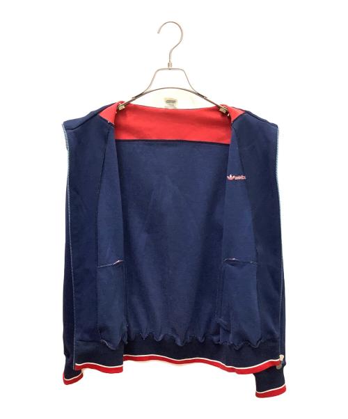 adidas（アディダス）adidas (アディダス) 70'sトラックジャケット レッド×ネイビー サイズ:Lの古着・服飾アイテム