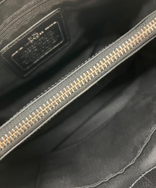 COACH（コーチ）COACH (コーチ) 2WAYショルダーバッグ ベージュ×ブラックの古着・服飾アイテム