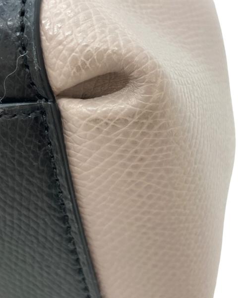 COACH（コーチ）COACH (コーチ) 2WAYショルダーバッグ ベージュ×ブラックの古着・服飾アイテム