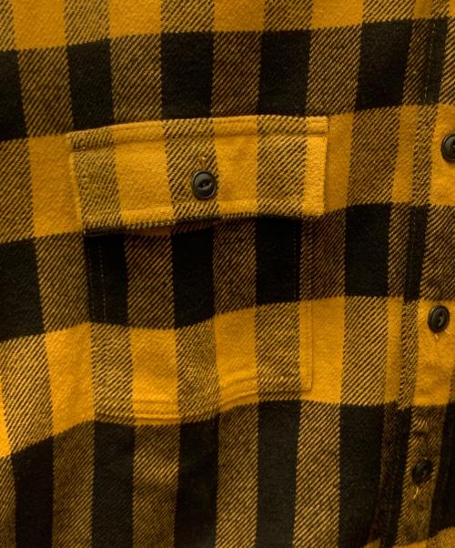 LEVI'S（リーバイス）LEVI'S (リーバイス) LEVI'S(リーバイス)SCOUT シャツ オレンジ×ブラック サイズ:Ｍの古着・服飾アイテム