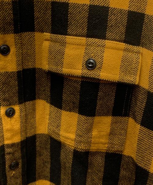 LEVI'S（リーバイス）LEVI'S (リーバイス) LEVI'S(リーバイス)SCOUT シャツ オレンジ×ブラック サイズ:Ｍの古着・服飾アイテム