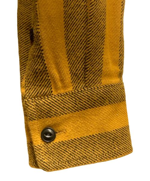 LEVI'S（リーバイス）LEVI'S (リーバイス) LEVI'S(リーバイス)SCOUT シャツ オレンジ×ブラック サイズ:Ｍの古着・服飾アイテム