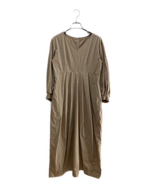 ELENDEEK（エレンディーク）ELENDEEK (エレンディーク) 長袖ワンピース ベージュ サイズ:1の古着・服飾アイテム