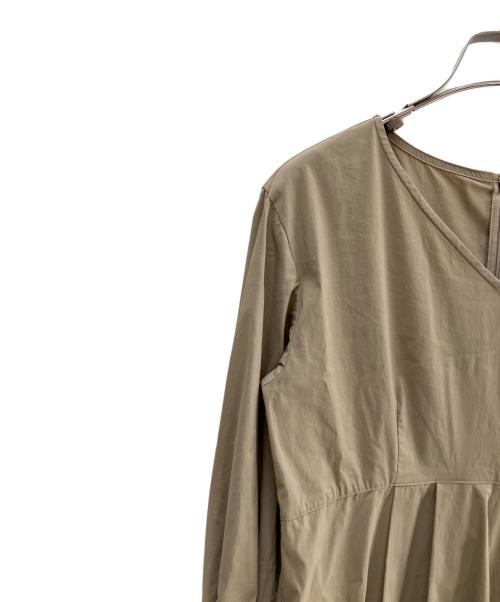ELENDEEK（エレンディーク）ELENDEEK (エレンディーク) 長袖ワンピース ベージュ サイズ:1の古着・服飾アイテム