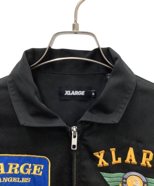 X-LARGE（エクストララージ）X-LARGE (エクストララージ) PILOT LOGO L/S JUMPSUIT ブラック サイズ:Ｍの古着・服飾アイテム