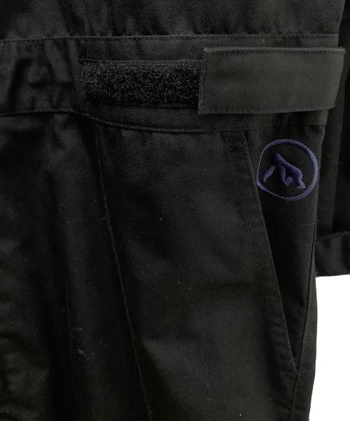 X-LARGE（エクストララージ）X-LARGE (エクストララージ) PILOT LOGO L/S JUMPSUIT ブラック サイズ:Ｍの古着・服飾アイテム