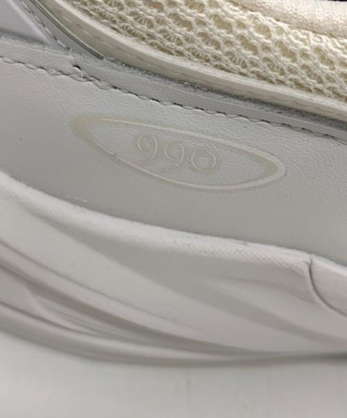 NEW BALANCE（ニューバランス）NEW BALANCE (ニューバランス) COMME des GARCONS (コムデギャルソン) Comme Des GARCONS HOMME × New Balance  ホワイト サイズ:26の古着・服飾アイテム