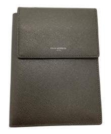 PELLE MORBIDA（ペッレモルビダ）の古着「パスポートケース」｜チャコールグレー